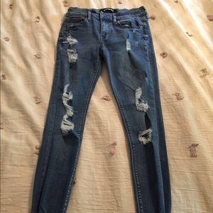 EXPRESS ripped jeans